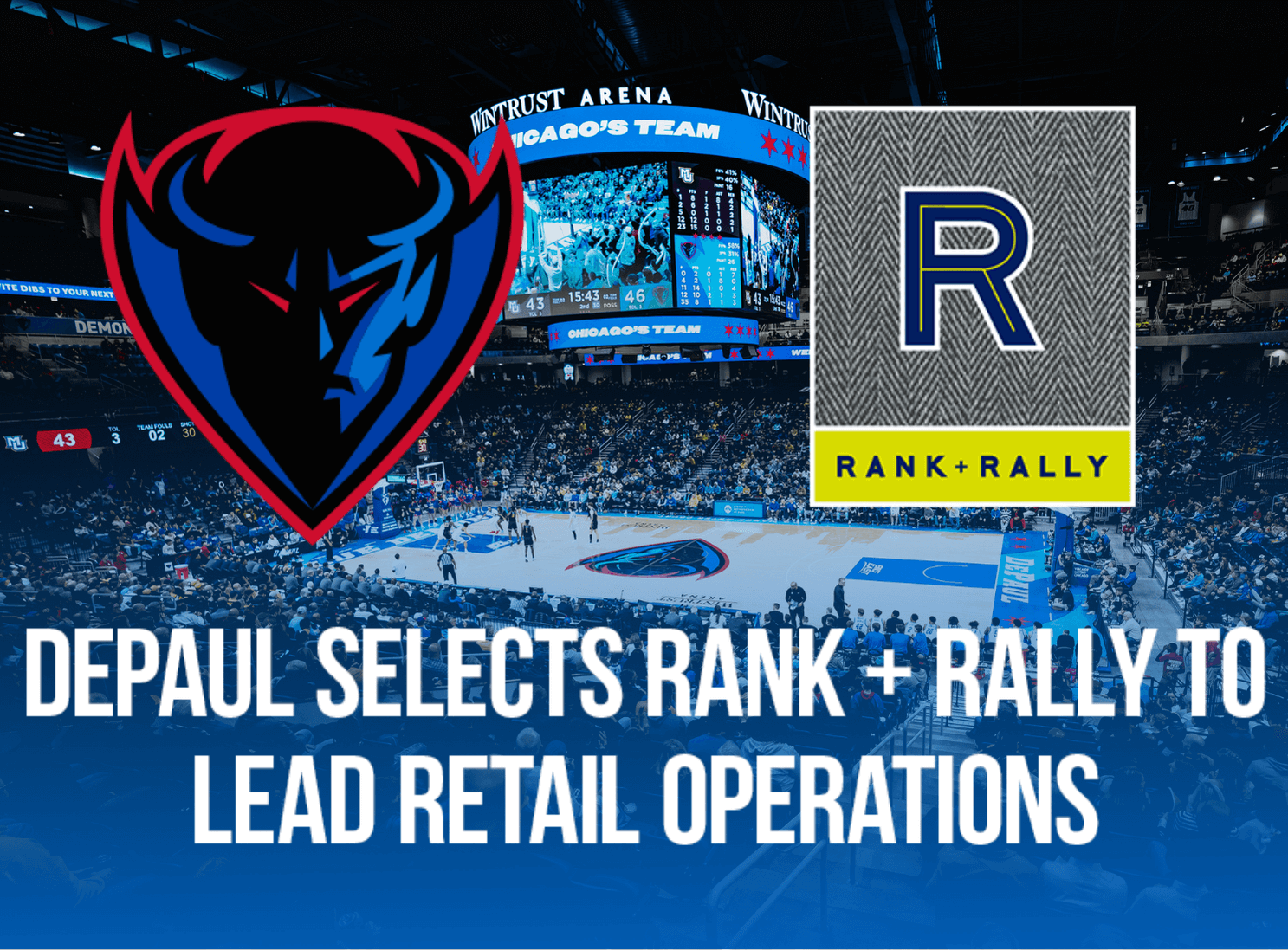 DEPAUL ATHLETICS ANNOUNCES NEW MERCHANDISE PARTNER, RANK + RALLY