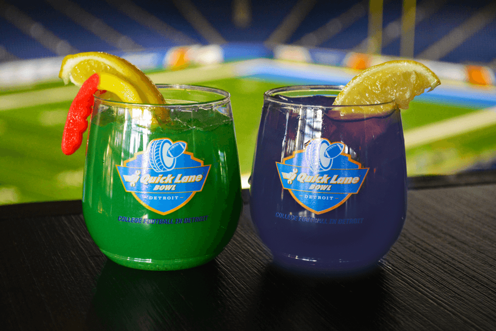 Two specialty cocktails from Ford FIeld