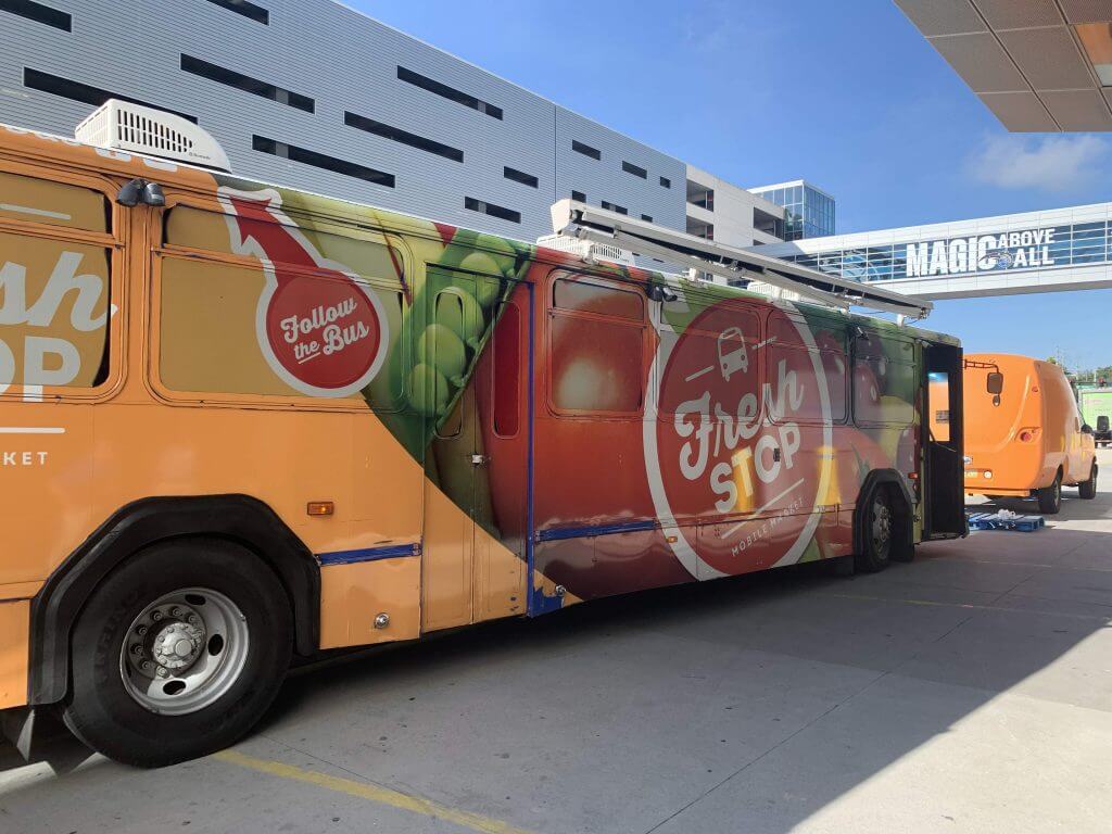 The Fresh Shop program bus