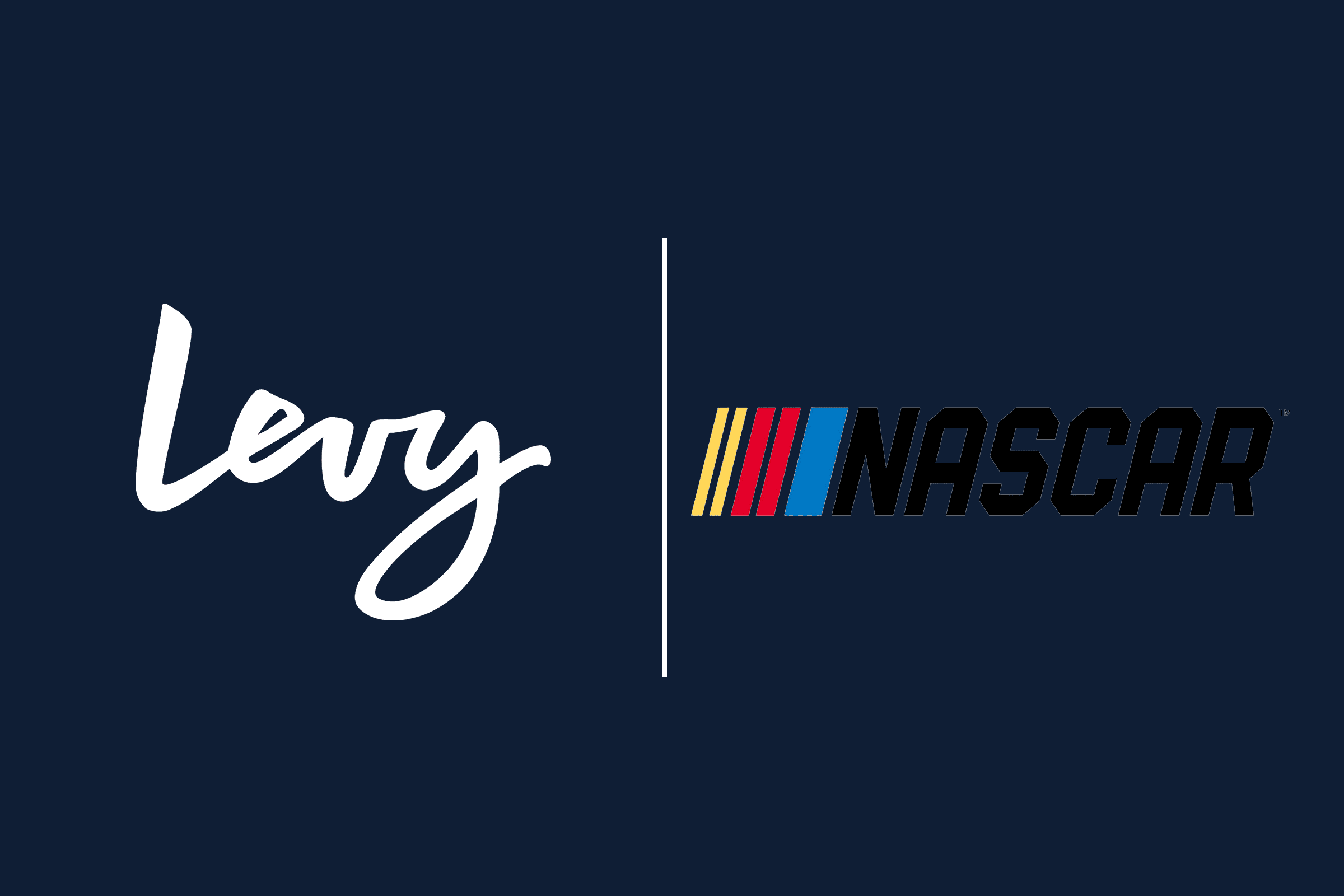 levy logo next to nascar logo