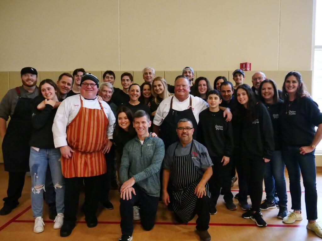 Levy team members and their families came together to serve thousands at Salvation Army's Freedom Center in 2019.